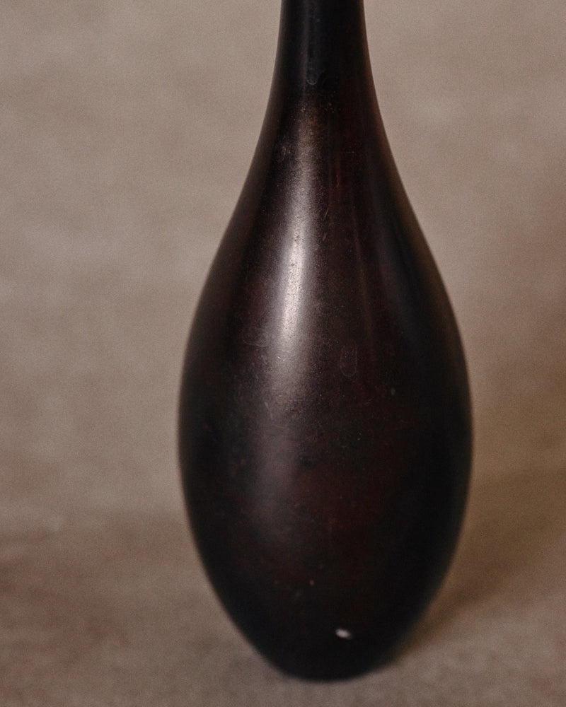 Japanese bronze Ikebana vase No.2