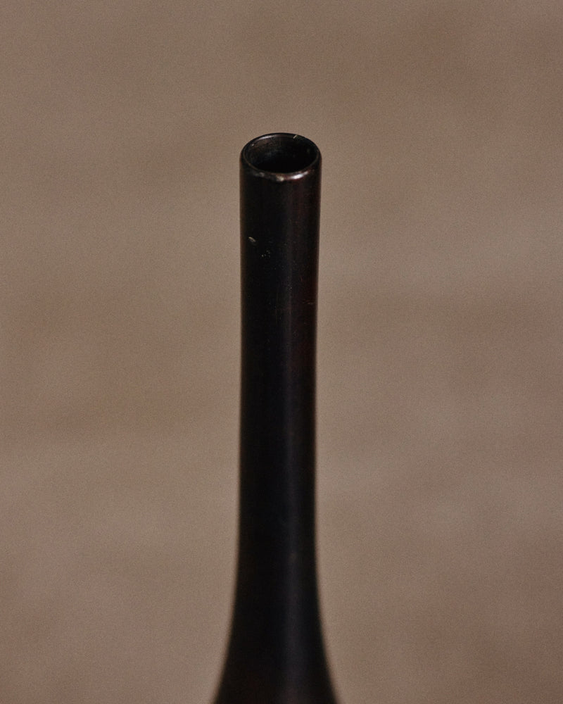 Japanese bronze Ikebana vase No.2