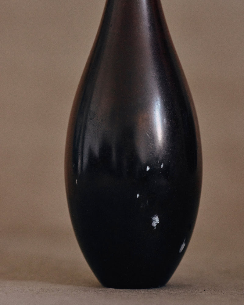 Japanese bronze Ikebana vase No.2