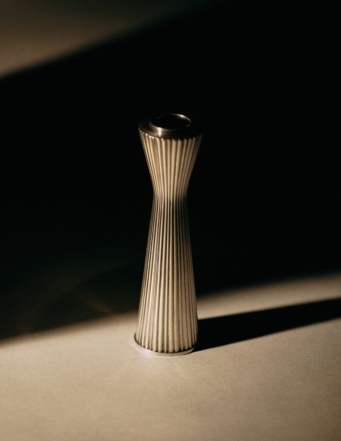 Sterling silver vase